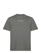 Logotype Ss T-Shirt Designers T-Kortærmet Skjorte Grey Daily Paper