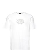 Glow Ss T-Shirt Designers T-Kortærmet Skjorte White Daily Paper