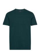 Embossed Vl T Shirt Tops T-Kortærmet Skjorte Khaki Green Superdry