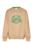 Tnjavier Sweatshirt Tops Sweatshirts & Hoodies Sweatshirts Beige The New