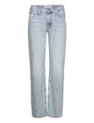 Low Rise Straight Bottoms Jeans Straight-regular Blue Calvin Klein Jeans