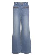 Mmcolette Pala Jeans Bottoms Jeans Wide Blue MOS MOSH
