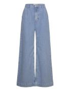 Nmkenja Hw Wide Leg Jeans En002Lb Fwd Bottoms Jeans Wide Blue NOISY MAY