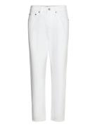 High-Rise Relaxed Straight Crop Jean Bottoms Jeans Straight-regular White Polo Ralph Lauren