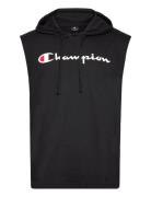 Hooded Sleeveless T-Shirt Sport Sweatshirts & Hoodies Hoodies Black Champion