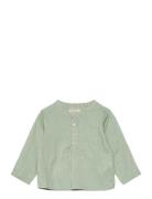 Totoro Tops Shirts Long-sleeved Shirts Green MarMar Copenhagen