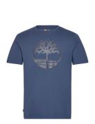 Kennebec River Tree Logo Short Sleeve Tee Dark Denim/Dark Sapphire Designers T-Kortærmet Skjorte Blue Timberland
