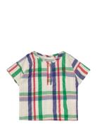 Baby Madras Checks Woven Shirt Tops T-Kortærmet Skjorte Multi/patterned Bobo Choses