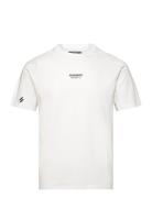 Sport Tech Logo Relaxed Tee Sport T-Kortærmet Skjorte White Superdry Sport