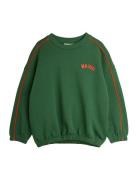 Hike Emb Sweatshirt Tops Sweatshirts & Hoodies Sweatshirts Green Mini Rodini