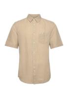 Ss 1 Pkt Shirt Tops Shirts Short-sleeved Beige Wrangler