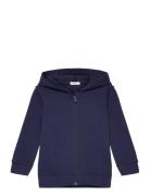 Jacket W/Hood L/S Tops Sweatshirts & Hoodies Hoodies Blue United Colors Of Benetton