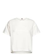 Mrdn Rlx Bright Hilfiger C-Nk Ss Tops T-shirts & Tops Short-sleeved White Tommy Hilfiger