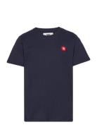 Ola Kids T-Shirt Gots Tops T-Kortærmet Skjorte Navy Double A By Wood Wood