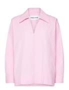 Victoriars Shirt Tops Shirts Long-sleeved Pink Résumé