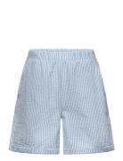 Seersucker Shorts Sporty Bottoms Shorts Blue Copenhagen Colors