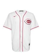 Cincinnati Reds Nike Official Replica Home Jersey Tops T-Kortærmet Skjorte White NIKE Fan Gear