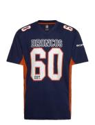 Denver Broncos Nfl Value Franchise Fashion Top Tops T-Kortærmet Skjorte Navy Fanatics