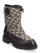 Mngjacq/Wpbrncalf-Coree-Bo-Bte Shoes Boots Ankle Boots Ankle Boots Flat Heel Multi/patterned Lauren Ralph Lauren