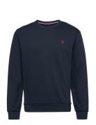 Uspa Sweat O Neck Adler Men Tops Sweatshirts & Hoodies Sweatshirts Navy U.S. Polo Assn.