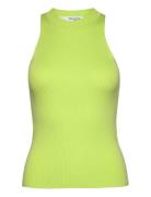 Slfsolina Sl Knit Top Noos Tops T-shirts & Tops Sleeveless Green Selected Femme