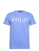 Custom Slim Fit Logo Jersey T-Shirt Tops T-Kortærmet Skjorte Polo Ralph Lauren