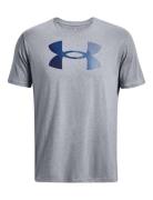 Ua Big Logo Fill Ss Sport T-Kortærmet Skjorte Grey Under Armour