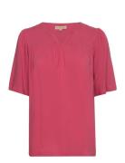 Sc-Radia 168 Tops T-shirts & Tops Short-sleeved Pink Soyaconcept