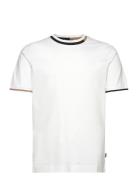 Thompson 211 Tops T-Kortærmet Skjorte White BOSS