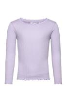 Nmfdukke Xsl Ls Top Tops T-shirts Long-sleeved T-Skjorte Purple Name It