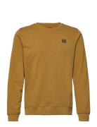 Basic Organic Crew Tops Sweatshirts & Hoodies Sweatshirts Brown Clean Cut Copenhagen