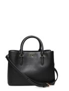 Leather Small Marcy Satchel Bags Small Shoulder Bags-crossbody Bags Black Lauren Ralph Lauren