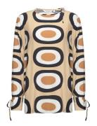 Lineik Pieni Melooni Tops Blouses Long-sleeved Multi/patterned Marimekko