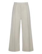 Ricardo - Classic Wool Blend Bottoms Trousers Wide Leg Beige Day Birger Et Mikkelsen