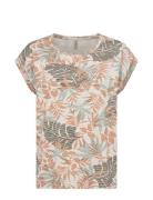 Sc-Galina Tops T-shirts & Tops Short-sleeved Multi/patterned Soyaconcept