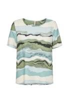 Sc-Elsbet Tops T-shirts & Tops Short-sleeved Multi/patterned Soyaconcept