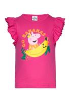 Tshirt Tops T-Kortærmet Skjorte Pink Gurli Gris