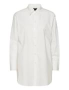 Shirt Juni Tops Shirts Long-sleeved White Lindex