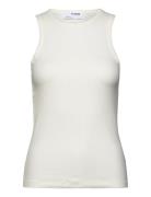 Slfanna O-Neck Tank Top Noos Tops T-shirts & Tops Sleeveless White Selected Femme