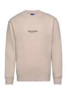 Jorvesterbro Sweat Crew Neck Noos Tops Sweatshirts & Hoodies Sweatshirts Beige Jack & J S