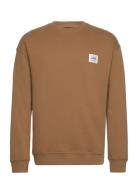 Workwear Sws Tops Sweatshirts & Hoodies Sweatshirts Brown Lee Jeans