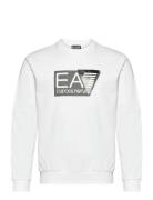 Sweatshirts Tops Sweatshirts & Hoodies Sweatshirts White EA7