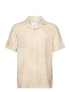 Hco. Guys Wovens Tops Shirts Short-sleeved Beige Hollister