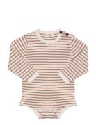 Light Knitted Stripe Body Bodies Long-sleeved Multi/patterned Copenhagen Colors