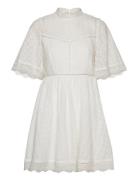 Claire Mini Lace Dress Kort Kjole White Malina