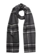 Faith Double Sided Wool Scarf Accessories Scarves Winter Scarves Grey Malina