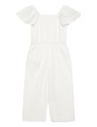 Swiss Embroidery Jumpsuit Jumpsuit White Mango