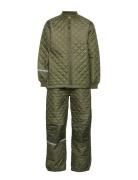 Basic Thermal Set -Solid Outerwear Thermo Outerwear Thermo Sets Green CeLaVi