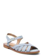 Sandals - Flat - Open Toe - Op Flade Sandaler Blue ANGULUS