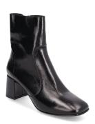 225-Amalric Cuir Vieilli Shoes Boots Ankle Boots Ankle Boots With Heel Black Jonak Paris
